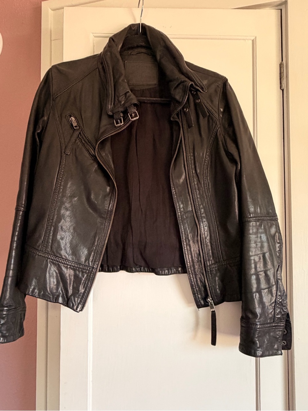 All Saints full leather moto Jacket - Women